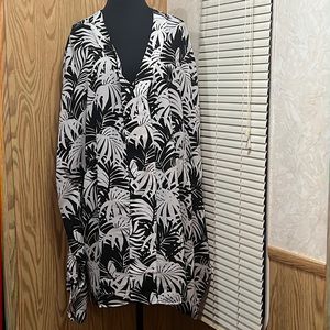 Swimsuits for all palm tree swim cover up NWT